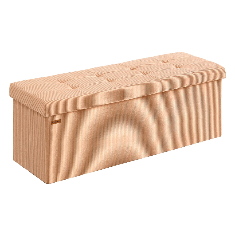 Foldable Storage Ottoman Bench With Foot Rest - product photo 19