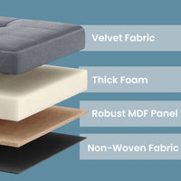 Foldable Storage Ottoman Footrest For Living Room Bedroom And Dorm - product photo 05