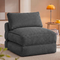 Folding Sofa Bed Convertible Chair Bed With Pillow Sleeper Chair - product photo 02