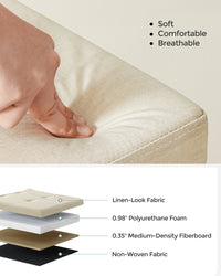 Folding Storage Ottoman Bench - product photo 11