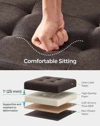 Folding Storage Ottoman Bench With Lid, 30 Or 43 Inch Storage Seat - product photo 73