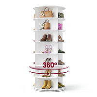 Free Standing Rotating Shoe Rack Tower For Closet Or Small Spaces - product photo 01