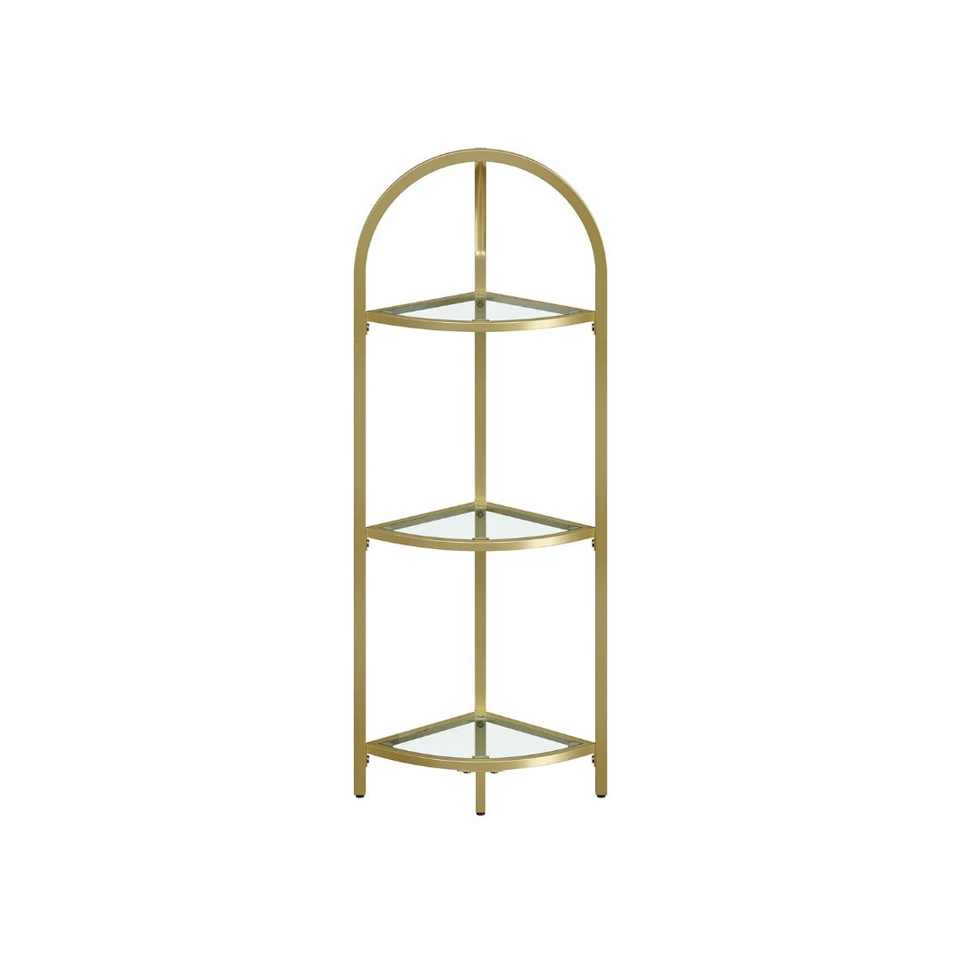 Glass Corner Shelf Stand 3 Or 5 Tier Storage Display Shelf – product view 2 | Amaraloft