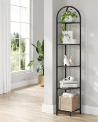 Glass Corner Shelf Stand 3 Or 5 Tier Storage Display Shelf – product view 5 | Amaraloft