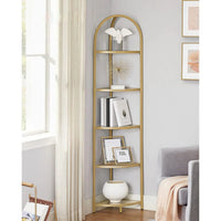 Glass Corner Shelf Stand 3 Or 5 Tier Storage Display Shelf – product view 17 | Amaraloft