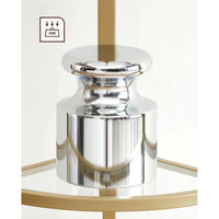 Glass Corner Shelf Stand 3 Or 5 Tier Storage Display Shelf – product view 21 | Amaraloft