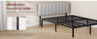 Heavy Duty Metal Bed Frame With Under Bed Storage, 550 lb Capacity - product photo 39
