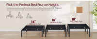 Heavy Duty Metal Bed Frame With Underbed Storage - product photo 34