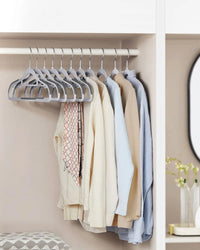 Heavy Duty Plastic Clothes Hangers Pack Of 30 Or 50 – product view 10 | Amaraloft