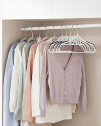 Heavy Duty Plastic Clothes Hangers Pack Of 30 Or 50 – product view 21 | Amaraloft