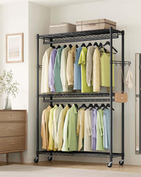 Heavy-Duty Rolling Clothes Rack - product photo 20