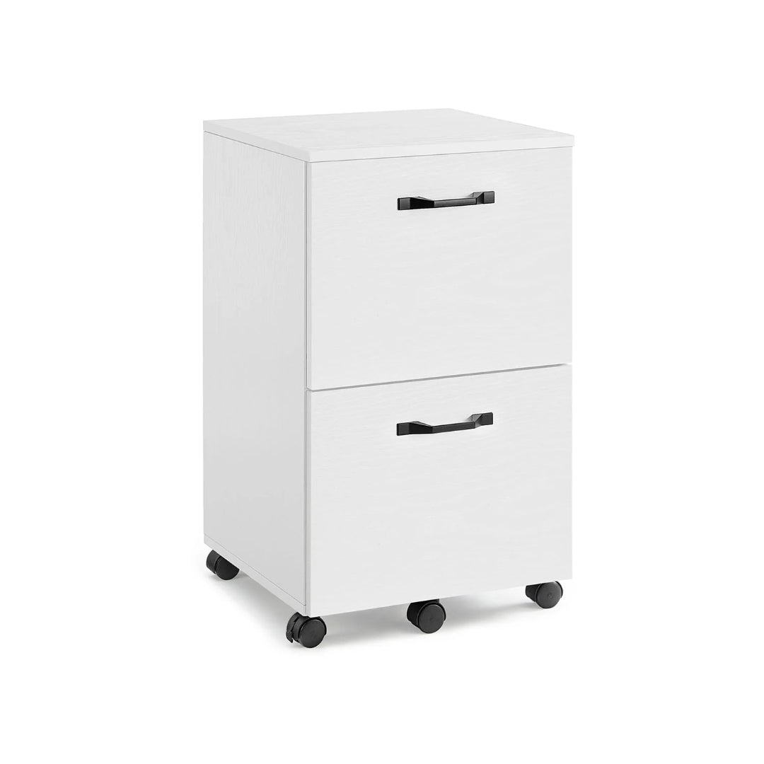 2 Drawer Rolling File Cabinet With Lockable Wheels – product view 3 | Amaraloft