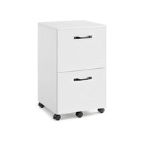 2 Drawer Rolling File Cabinet With Lockable Wheels – product view 3 | Amaraloft