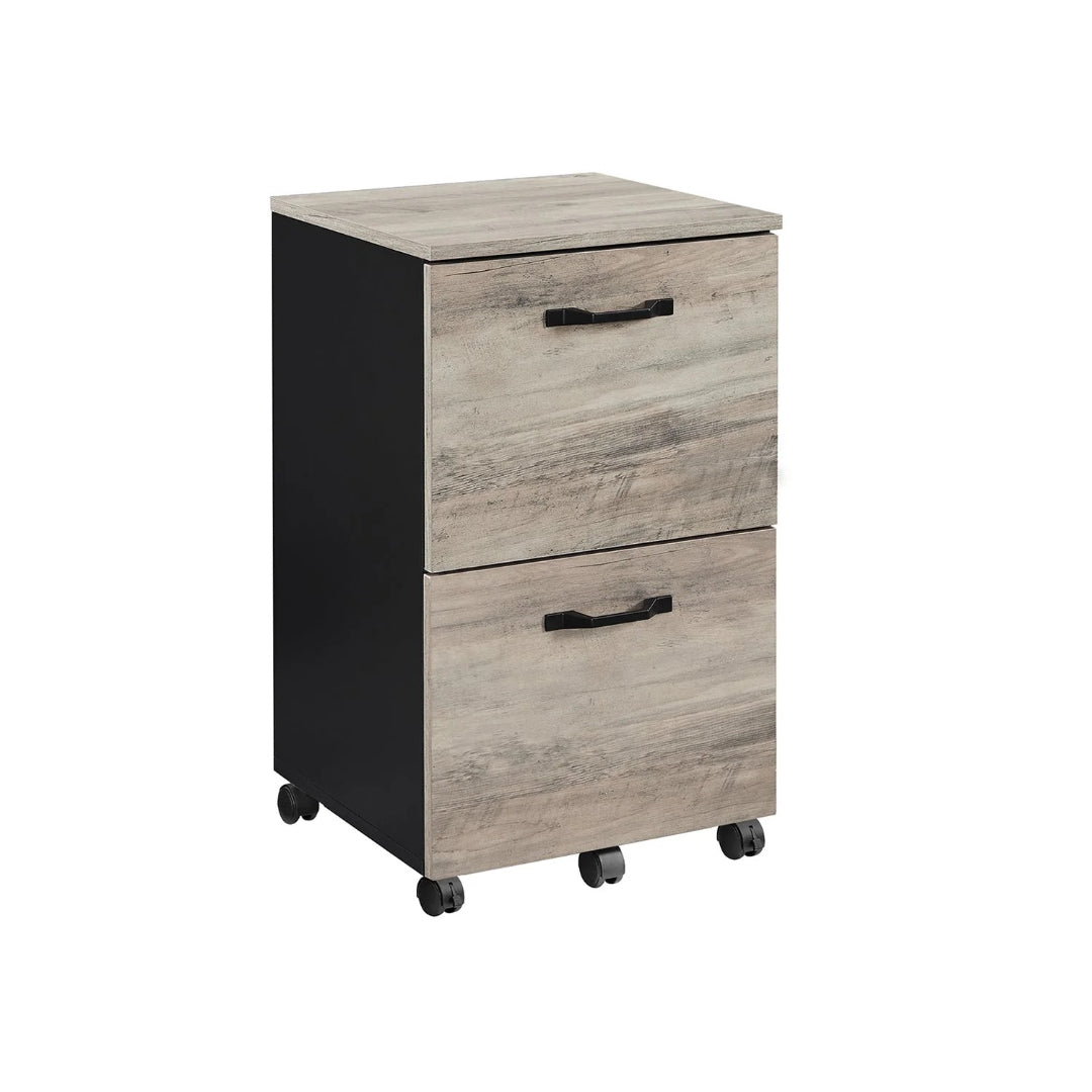 2 Drawer Rolling File Cabinet With Lockable Wheels – product view 4 | Amaraloft