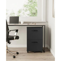 2 Drawer Rolling File Cabinet With Lockable Wheels – product view 11 | Amaraloft