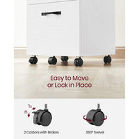 2 Drawer Rolling File Cabinet With Lockable Wheels – product view 16 | Amaraloft