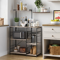 Industrial Brown Baker’s Rack With Shelves - product photo 10