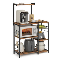 Industrial Brown Baker’s Rack With Shelves - product photo 23