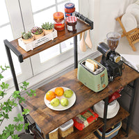 Industrial Brown Baker’s Rack With Shelves - product photo 28