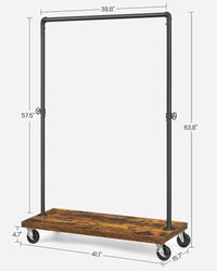 Industrial Pipe Garment Rack - product photo 07