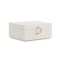 Jewelry Box Organizer With Handle 2 Layer Storage – product view 1 | Amaraloft