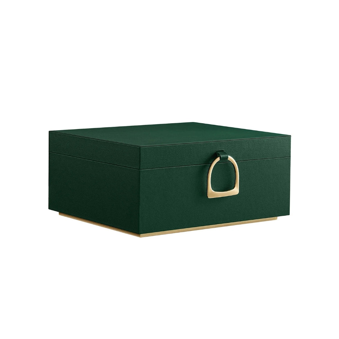 Jewelry Box Organizer With Handle 2 Layer Storage – product view 3 | Amaraloft