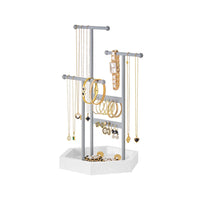 Jewelry Holder Stand With Metal Frame And Tray – product view 7 | Amaraloft