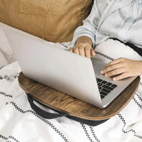 Laptop Table With Handle & Cushion – product view 3 | Amaraloft