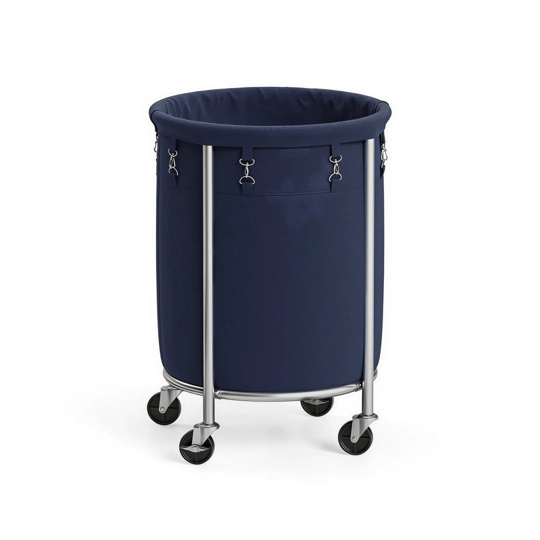 Laundry Basket With Wheels 29 Gallon Removable Bag 28in High – product view 4 | Amaraloft