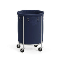 Laundry Basket With Wheels 29 Gallon Removable Bag 28in High – product view 4 | Amaraloft