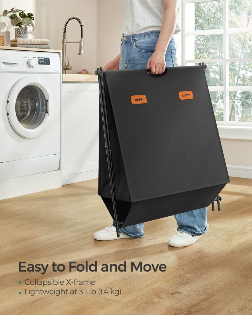 Laundry Hamper 4 Section 40.9 Gallon Collapsible Sorter – product view 9 | Amaraloft