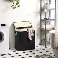 Laundry Hamper With Lid 2 Section 21.99 Gallon Sorter – product view 10 | Amaraloft