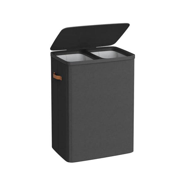 Laundry Hamper With Lid 44.9 Gallon 2 Compartment Sorter – product view 1 | Amaraloft