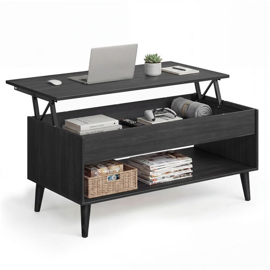 Lift Top Coffee Table With Hidden Storage For Living Room - product photo 01