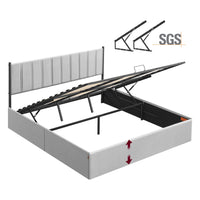 Lift Up Storage Bed Frame King Size - product photo 01