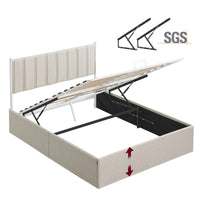 Lift Up Storage Bed Frame Queen Size - product photo 02