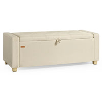 Linen Storage Ottoman Bench For Bedroom Or Living Room - ULOM511LF01