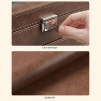 Lockable Watch Box With Glass Lid 6 8 Or 12 Slot – product view 43 | Amaraloft