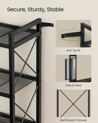 Metal Storage Shelf With X Side Frames - product photo 03