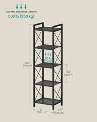 Metal Storage Shelf With X Side Frames - product photo 05