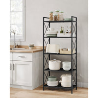 Metal Storage Shelf With X Side Frames - product photo 09
