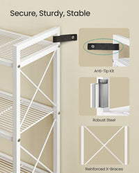 Metal Storage Shelf With X Side Frames - product photo 17