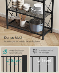 Metal Storage Shelf With X Side Frames - product photo 24
