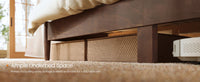 Mid-Century Modern Bed Frame With LED Headboard & Charging Station - product photo 40
