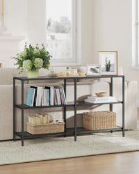 Modern Design Golden Glass Console Sofa Table - product photo 24