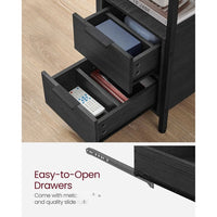 Narrow End Table With Charging Station And 2 Drawers – product view 10 | Amaraloft