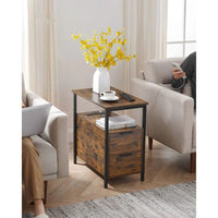Narrow End Table With Charging Station And 2 Drawers – product view 20 | Amaraloft