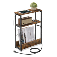 Narrow Side Table With Charging Station - product photo 08