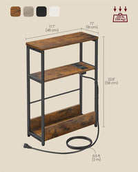 Narrow Side Table With Charging Station - product photo 14