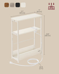 Narrow Side Table With Charging Station - product photo 40